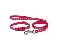 (20cm - 30cm, Pink) Ancol Small Bite Reflective Dog Collar And Lead Set