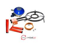 20cm - 60cm for Paella Pan - Gas Burner + Butane Regulator + Legs + Hose Set