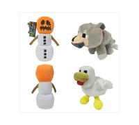 20cm/7.8in Minecraft Plush Toys Snow Golem Wolf Chickens Stuffed Animal Kid Gift