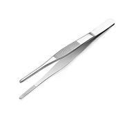 20cm/7.8inch Stainless Steel Kitchen Tweezer Medical Beauty Utensils,Straight Precision Serrated Tips Sea Food Tongs Kitchen Tool,Medical Beauty Utensils