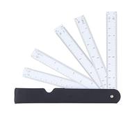 20cm/7.9in Fan Shaped Scale Ruler, Creative Arting Craft Draft Template Drawing Measuring Tool for Art Drawing Clothing Interior Design System