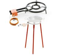 20cm - 70cm for Paella Pan - Gas Burner + Propane Regulator + Legs + Hose Set