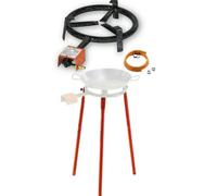20cm - 70cm Paella Pan Set - Gas Burner + Legs + Hose for 26cm - 100cm Pan