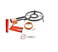 40cm Original Paella Pan (28-65cm) 2 RIng Gas Burner + 1.5kg/h Butane Regulator