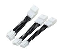 20CM 8/12/16/24/32/40 Pin Extension Female Male 0.7MM 1318386-1 1376103-1 1318917-1 1674312-1 1318389-1 Wiring Harness(Silver,4P)