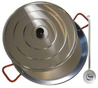 20cm - 80cm Paella Pan Set + Aluminium Lid + Spoon ( according to variation )