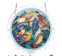 20cm Acrylic Jigsaw Puzzle Suncatcher,Sun Catcher for Windows Hanging Home