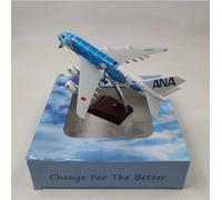 20cm Air Japan ANA Airlines Airplane Model Toy Green Cartoon Sea Turtle Airbus 380 A380 Airways Metal Alloy Diecast Airplane blue