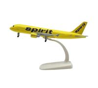 20CM Airplanes for Spirit Airlines A320 Metal Diecast Plane Model Aircraft Display Planetoy Set