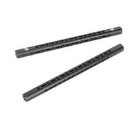 20CM Aluminum 15mm Cheese Rod with 1 / 4inch 3 / 8in Thread Hole for DSLR Camera Cage Rod Photo Studio Equipment Accessories Multifunction Aluminum Cheese Bracket