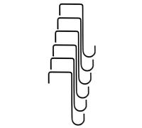 20cm Bracket Garden Fence Panel Hooks (Set of 6)