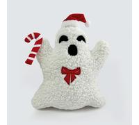 20cm Christmas Ghost Plush Toy, 8" Soft Ghost Pillow Plush Toy Cute Red Candy Bow Cushion Living Room Home Plushies Toys Gifts for Kids Christmas Decorations