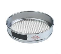 20cm Chrome Mesh Sieve for Sample and Medicine Testing Sturdy Frame with 304 Stainless Steel and 4 Mesh and 600 Mesh Options (4 mesh)