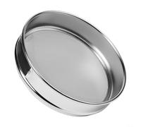 20cm Chrome Plated Mesh Sieve for Sample Testing in Food and Pharma Multiple Mesh Sizes from 4 to 600 Available (325 mesh)