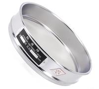 20cm Chrome-Plated Sieve with 304 Stainless Steel Mesh, 4-600 Mesh Range for Laboratory Sample Inspection, Pharmaceutical & Industrial Scree(300 Mesh)