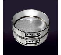 20cm Chrome Sieve for Sample Testing, 4 and 600 Mesh, Robust and Non Deforming Design for Long Lasting Use (10 mesh)