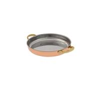 20cm Copper Frying Pan w/ Handles Brass Tin