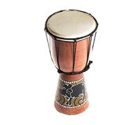20cm Djembe Elephant Painted Paint Djembe Drum Bongo Drum Hand Drum Bush Drum Percussion Children Fair Trade