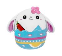 20cm Easter Bunny Plushies Toy,Easter Eggs Bunny Teddy Plush Squishies,Easter Bunny Basket Stuffers Girls,Cute Rabbit Plush Stuffed Bunny Doll Toys for Kids Easter Baskets Toys Gifts Home Decoration