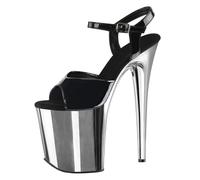 20cm Extreme High Heels Platform Sandals for Women | Plus Size Stripper Heels for Nightclub Performance & Professional Pole Dance
