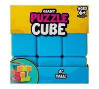 20cm, Giant Puzzle Cube for Adults and Kids, 8 Inch Brain Teaser Toy to Boost Logic Skills & Color Matching Fun for Home, Office or Travel Play