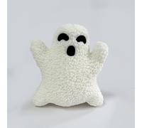 20cm Halloween Ghost Plush Toy, 8" Halloween Stuffed Ghost Pillow, Cute White Spooky Soft Plush Toy Cushion for Living Room Home Plushies Toys Gifts for Kids Decorations