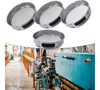 20cm Heavy Duty Chrome Plated Mesh Sieve for Accurate Sample Inspections in Diverse Fields (12 Mesh)