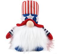 20cm Illuminated Doll Plastic Festive Centerpiece Glow(Red Hat) | Built-in LED lights, warm festive glow, for battery operated, perfect night ambiance, holiday centerpiece