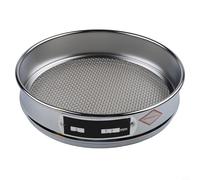 20cm Mesh Sieve for Sample Inspection, Chrome Plated with 4 to 600 Mesh Sizes, for Multiple Applications (8 mesh)