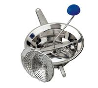 20cm Moulin Vegetable Mill Masher, Carrot/Tomato/Potato Ricer - Stainless Steel