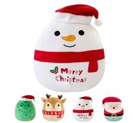 20cm Plushies Plush Snowman Squishy Christmas Plush Pillow Soft Toy 8" Stuffed Animal Snowman Plushies for Kids