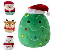 20cm Plushies Plush Xmas Tree Squishy Christmas Plush Pillow Toy Soft Toy 8" Stuffed Animal Christmas Tree Plushies Toys for Girls Boys Gift Cuddly Toy