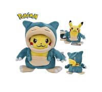 20cm Pokemon Cosplay Snorlax Pikachu Plush Toy Stuffed Doll