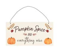 Something Different Pumpkin Spice Hanging Sign (One Size) (Brown/Orange)