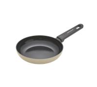 Morphy Richards Frying Pan, Recycled Aluminium, 20cm, Non Stick Ceramic Coating, Soft Touch Handles, Oven Safe Up to 180c, Suitable for All Hobs, Cream, 853003
