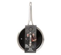 20cm Sauce Pan HexGuard Non Stick With Lid Extra Durable Suitable for All Hobs Hairy Bikers Silver One Size