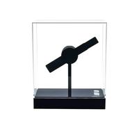 20cm Small 3D Desktop Fan Hologram With 149PCS LED Beads Sign Display Business Advertising Projector For Bar, Shop, Halloween, Christmas Wide Viewing Angle