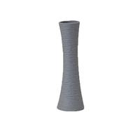 20CM Small Ceramic Flower Vase Narrow Neck Vases Decorative Floral Vases Taper Vase for Home Wedding Table Bedroom Living Room Office Desk(Grey)