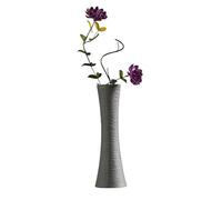 20CM Small Ceramic Vase Decorative Floral Vase Taper Vase Table Top Small Narrow Neck Vases for Home Decor Living Room Office Centerpieces Wedding Decorative(Gray)