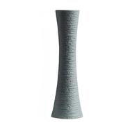20cm Small Ceramic Vase Narrow Neck Decorative Floral Vase Tapered Vase for Home Wedding Table Bedroom Living Room Desk (Grey)