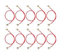 20cm Small Scientific Lab Copper U Shaped Copper Test Cable Test Lead for Student Physics Experiments Experiment Cable