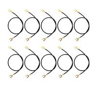 20cm Small Scientific Lab Copper U Shaped Copper Test Cable Test Lead for Student Physics Experiments Experiment Cable