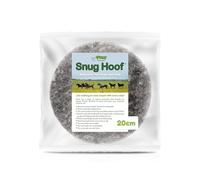 20cm Snug Hoof Wool Hoof Pads, 2-pack Natural Felt Padding for Horses | Wool Felt Hoof Pads for Horses, Absorb and Wick Moisture, Breathable, Washable and Reusable, Felt on a Jute Carrier