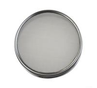 20cm Stainless Mesh Inspection Mesh Test Sieve and Sample Chrome for Medicine Testing with 304 Stainless Steel Plus Chrome Plated F (12 Mesh)