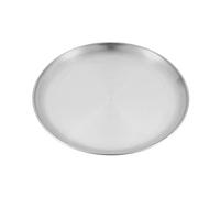 20cm Stainless Steel Plates - Unbreakable Metal Dinner Plates, Lightweight & Rust-Proof Round Serving Platters - BPA Free, Dishwasher Safe - Ideal for Camping, BBQ, Picnics, Outdoor Use
