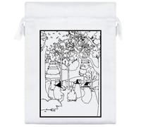 20cm 'The Coven' Satin Drawstring Bag/Pouch (SB00115335)