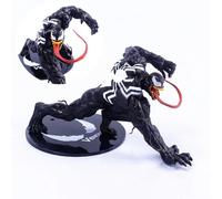 20cm Venom Spider-man Marvel Avengers Figures, Carnage Hulk Iron Man Captain America Desktop Car Ornament Office Decoration Collection Birthday Gift Statue Figurine (Venom 21cm)