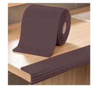 20cm Wide Foam Safety Strips, 1cm Thick Self-Adhesive Anti Collision Cushion Bumper, Edge Protection Corner Guards Strip For Furniture Fireplace Desk Worktop，Brown-2m/6.56ft