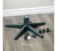 20cm x 65cm Green Rotating Christmas Tree Stand for 2.4m Max Tree Height