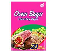 20Counts Oven Roasting Bags, Cooking Roasting Bags for Meats Chicken Fish Vegetables(1, 25 x 38 cm)